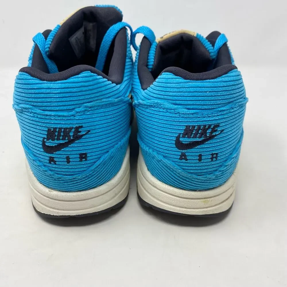 Nike Air Max 1 Corduroy Baltic Blue Sneaker Mens Size 8.5
